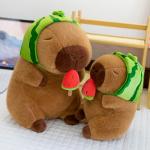 Плюшевая игрушка капибара с арбузом OU DI PIG - фото 6
