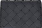 Держатель для карточек Intrecciato черного цвета Bottega Veneta - фото 2