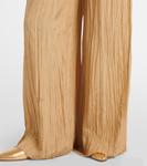 Шелковые брюки-палаццо Thoresby Joseph, Desert Sand - фото 5