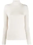 Джемпер с высоким воротником Prada, нейтральный - фото