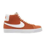 Кеды Nike Zoom Blazer Mid SB 'Safety Orange', оранжевый - фото