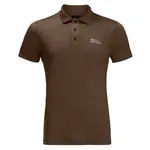 Поло с коротким рукавом Jack Wolfskin Terral, коричневый - фото 3