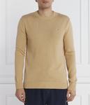 Свитер мужской Tommy Jeans с круглым вырезом, коричневый - фото