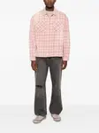 Рубашка в клетку Represent, розовый - фото 2
