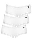 Трусы Like It 3er Pack Panty, белый - фото