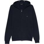 Худи на молнии EMPORIO ARMANI, синий - фото