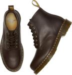 Dr. Martens 101 Black Harvest Leather Boot, Dark Brown - фото 2