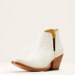 ARIAT Женские ботильоны Dixon Exotic Python Western Bootie в зимнем белом цвете - фото 2