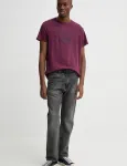 Хлопковая футболка Levi's, гранатовый - фото 3