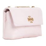 Кира Смол Даймонд Квилт Трансформируемая Сумка Через Плечо Роуз Солт TORY BURCH, Розовый - фото 4