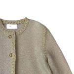 Куртка женская Celine, хаки / золотой - фото 3