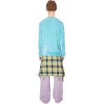 Свитшот с нашивкой Face Logo Acne Studios, синий - фото 6