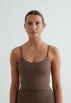 Топ aim’n SEAMLESS SINGLET, Brown - фото