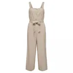 Комбинезон Only Caro Linen, бежевый - фото