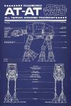 Футболка Star Wars AT-AT - Schematic, синий - фото 2