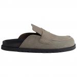 Закрытые тапочки мужские серые HERMES - фото 2