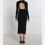 Платье Alva с добавлением шерсти Pinko, черный - фото 3