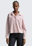 Блуза TOM TAILOR DENIM BOXY, Dusty Rose/White Stripe/Light Pink - фото