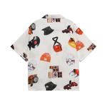 Рубашка с принтом Jacob Rochester Music Carhartt WIP, Ecru - фото 3