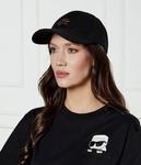 Шерстяная бейсболка с автографом Karl Lagerfeld, черный - фото 2