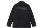 Куртка New Balance Logo Warm Jacket 'Black White', черный - фото 2