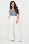 Широкие брюки Pixiegirl Petite, белый - фото