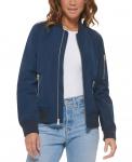 Женский легкий бомбер на молнии Levi's, темно-синий - фото