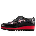 (WMNS) Onitsuka Tiger Brogue 'Black Classic Red Tweed' - фото
