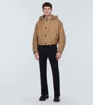 Бомбер с отделкой из искусственного меха Prada, Sughero - фото 2