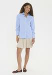 Блуза Saint Tropez Button-down blouse, Baritone Vista Blue/Blue - фото 2