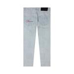 Брюки Pleasures Merit Denim Work Pant, Light Blue - фото 2
