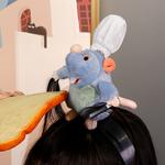 Mouse Headband Hair Clip, Chef Mouse Bangs Clip Doll Products ZHUOQU - фото 6