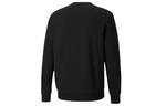 Толстовка PUMA Classics Logo Crew Bronzing Large Logo Sports Round Neck Pullover Black, черный - фото 2