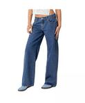 Женские джинсы Raelynn Washed Low Rise Edikted, синий - фото 2