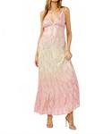 Shayla Spaghetti Strap Ombre Maxi In Pink LOVESTITCH - фото