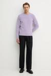 Хлопковый свитер Sisley, фиолетовый - фото 2