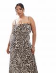 Платье макси ONLY Curve с анималистичным принтом - фото 2