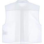 Безрукавка рубашка tuxedo Helmut Lang, белый - фото 4