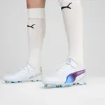 Футбольные бутсы Puma King Ultimate FG/AG, белый - фото
