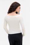 Джемпер BDG Urban Outfitters WRAP TOP, Cream/Off-White - фото 3