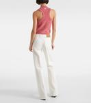 Прямые джинсы со средней посадкой Ferragamo, белый - фото 3