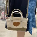 HUMAN MADE Мини-сумка через плечо из плотного холста бежевого цвета, White Khaki Multicolor - фото 5