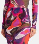 Орхидея сетчатая юбка-карандаш Pucci, Multicolor - фото 4