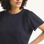 Женский топ с расклешенными рукавами Nautica, синий - фото 2