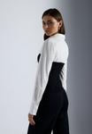 Блуза Even&Odd Blouse, Off-White/Black/Off-White - фото 3