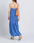 Макси платье Printed Spaghetti Maxi Dress 8 By Yoox, синий - фото 5