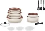 Набор посуды кремового цвета из 18 предметов ARTHUR MARTIN - фото