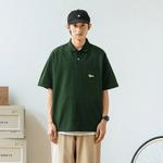 Рубашка-поло унисекс 714Street, темно-зеленая - фото 11