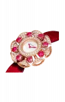 Часы Bulgari Divas' dream из розового золота с бриллиантами и рубинами 33 мм - фото 2