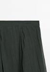 Юбка Massimo Dutti LONG FLOWING WITH RUFFLES, Green - фото 7